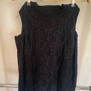 bare shoulder sweater